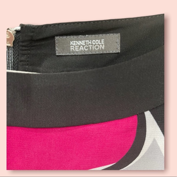 Kenneth Cole Reaction abstract print dress - Picture 3 of 3